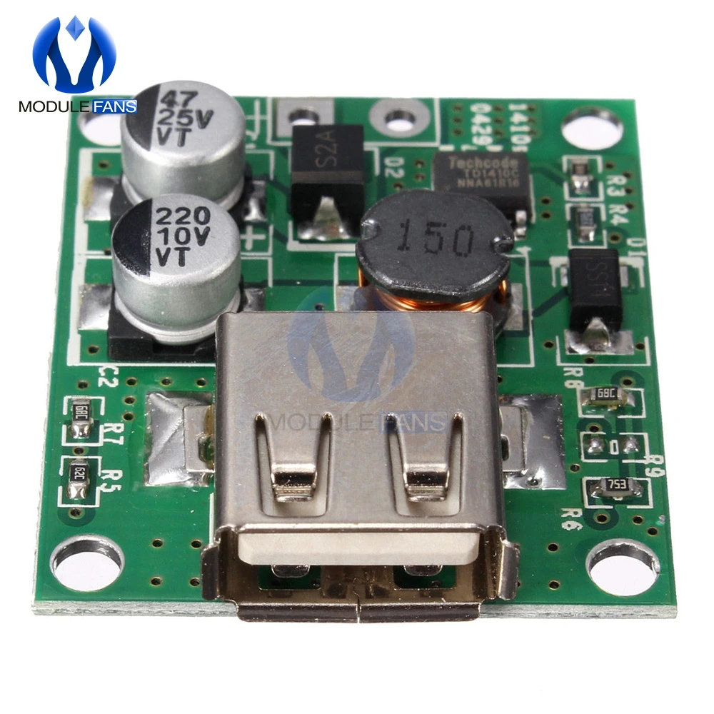 Блок питания с солнечной панелью 5 В 2 А контроллер заряда USB регулятор напряжения