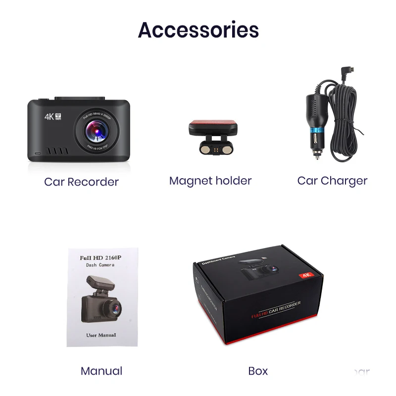 Видеорегистратор Maiyue Star 4K Ultra HD 3840*2160P AHD 1080P двойной объектив GPS WiFi монитор Sony IMX 335