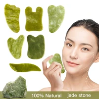 natural jade gua sha scraper board massager for face gua sha massage tools gouache scraper facial massager skin care tools