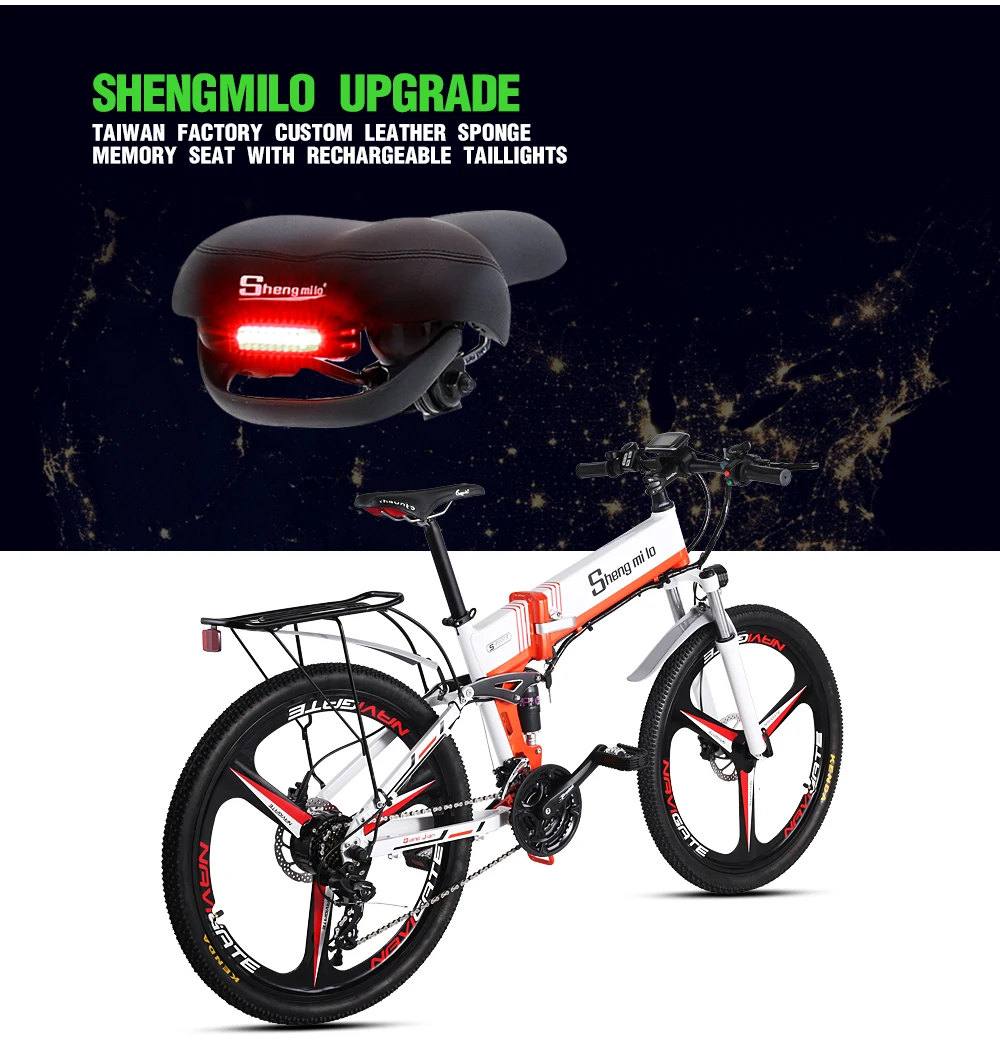 26 дюймов складной Электрический горный велосипед внедорожный ebike электрический велосипед ebike Электрический велосипед