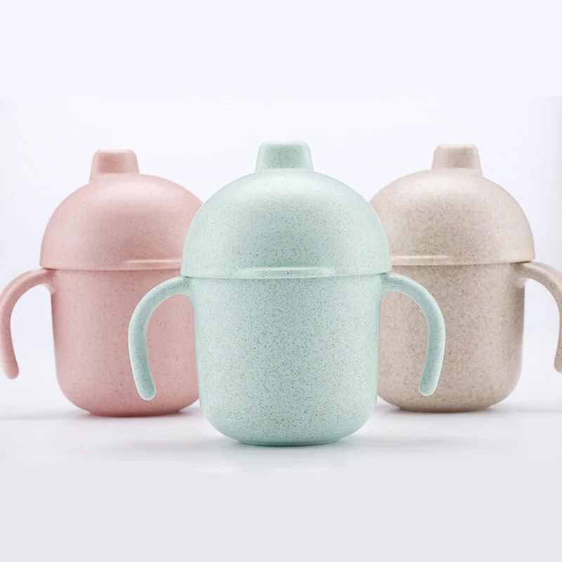 Для обучения ребенка чашка с крышкой для защиты окружающей среды Портативный