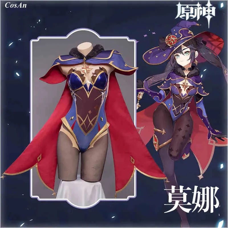 

Hot Game Genshin Impact Mona Cosplay The High Quality Leg Decoration Unisex Halloween Party Role Play Prop