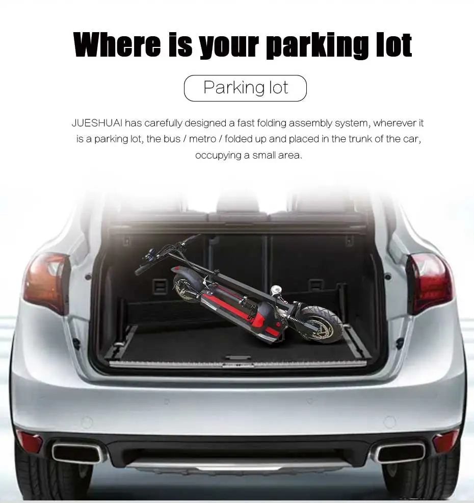 

Electric Scooter 1000W Powerful Motor Kick Scooter 50KM/H 48V26A Battery Folding Two Wheel Trotinette Electrique Adulte Puissant