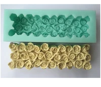 3d rose flower mold for soap wedding cake fondant cake mould diy handmade candy craft decoration tools