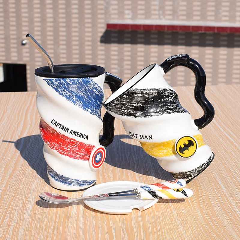 Высококачественная керамическая чашка спиральная кружка большой емкости с