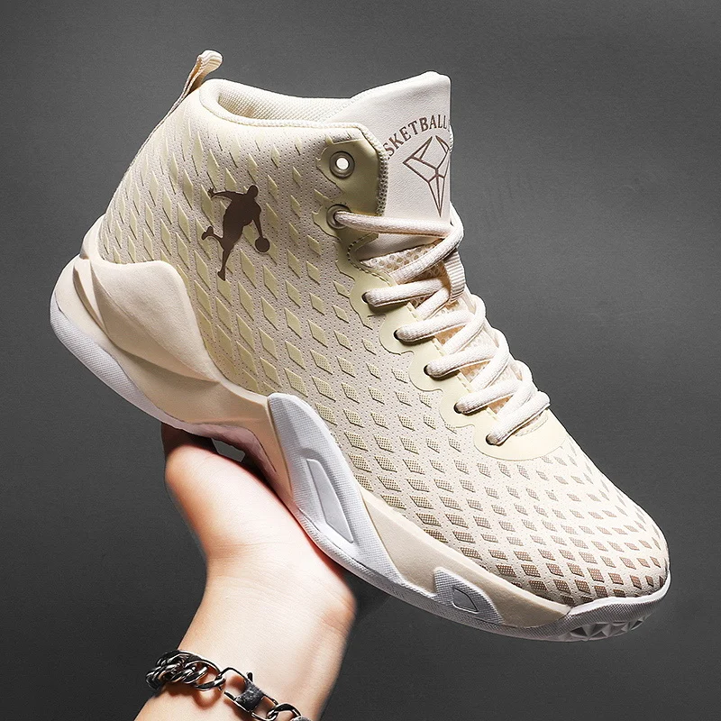 

Men Basketball Shoes Ankle Boots Breathable Man Trainers Men's Sneakers Outdoor High Top Basketboll Basket Homme