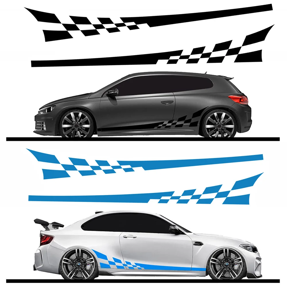 

Car stickers, lattice side skirts, car stickers, vehicle decals, garlands, car stickers, modified body patterns stickers
