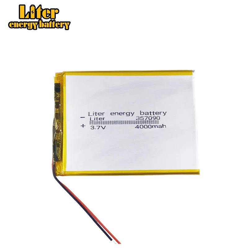4000mAh 337090 3.7V lithium polymer battery 357090 tablet computer students | Электроника