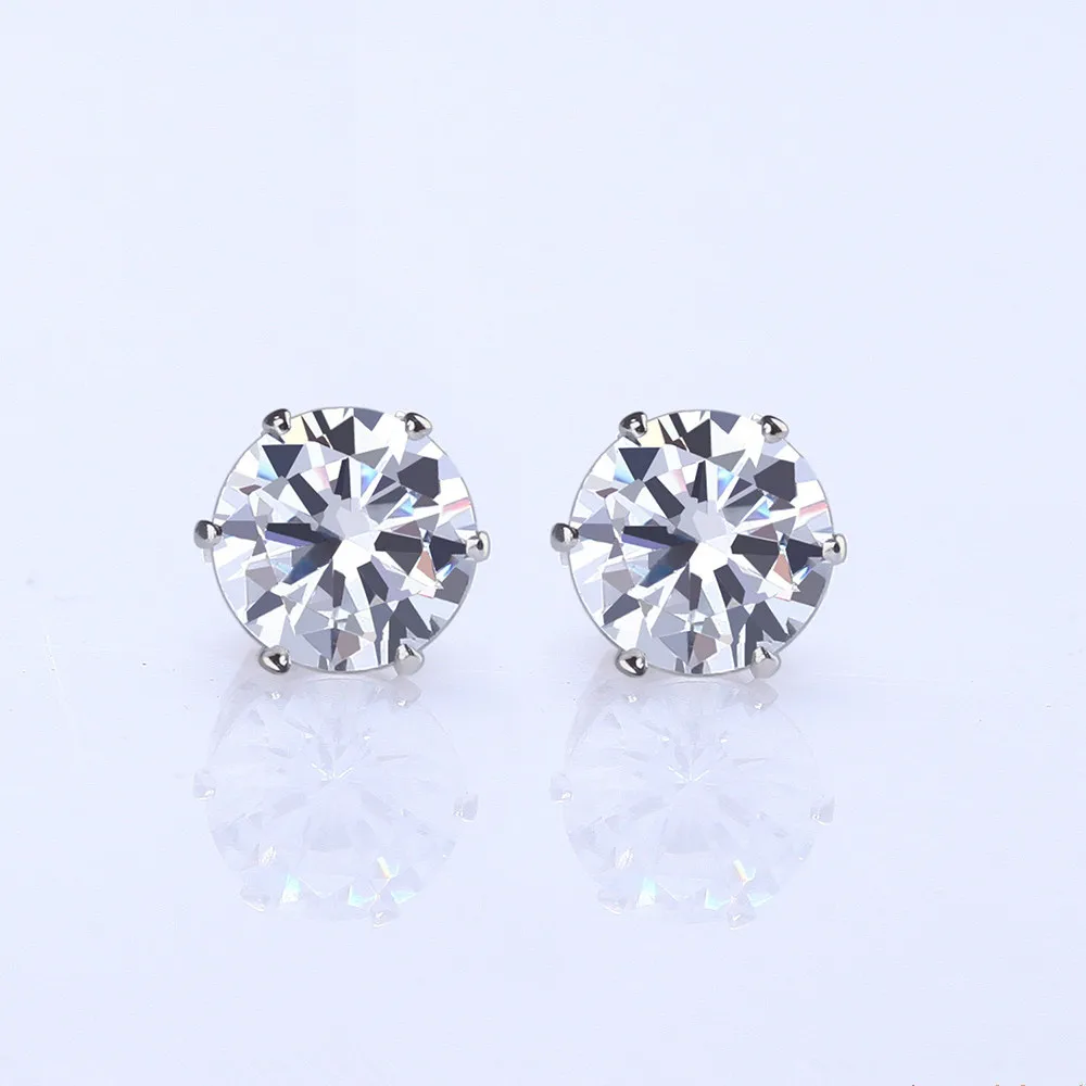 Набор сережек гвоздиков из хирургической стали ювелирные аксессуары для женщин