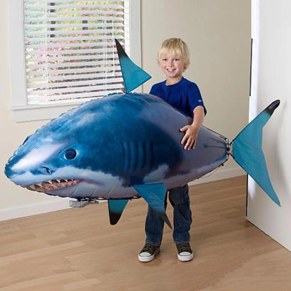 RC Air Swimming Fish &amp Shark игрушки Дрон клоун воздушные шары в виде рыбы Немо надувные с