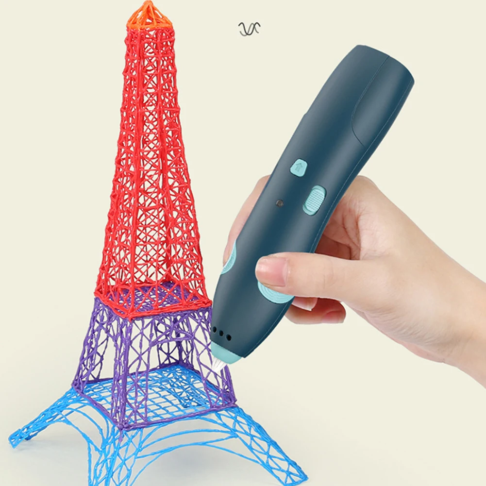 

3d-ручка с цифровым дисплеем, умная высокотемпературная 3d-ручка для рисования граффити с развивающими игрушками, подарок