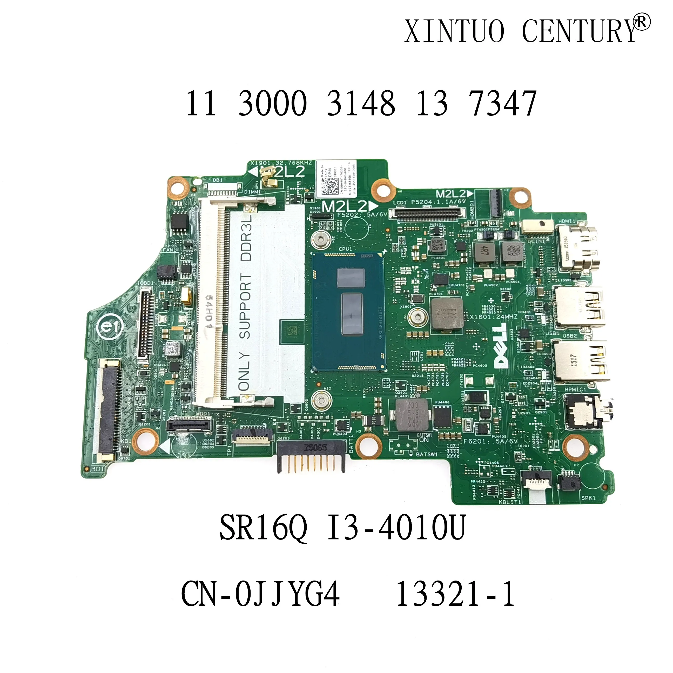 

0JJYG4 JJYG4 CN-0JJYG4 aptop материнская плата SHELI для ноутбука Dell Inspiron 11 3000 3148 13 7347 с i3-4010U Процессор ноутбук ПК 100% тест