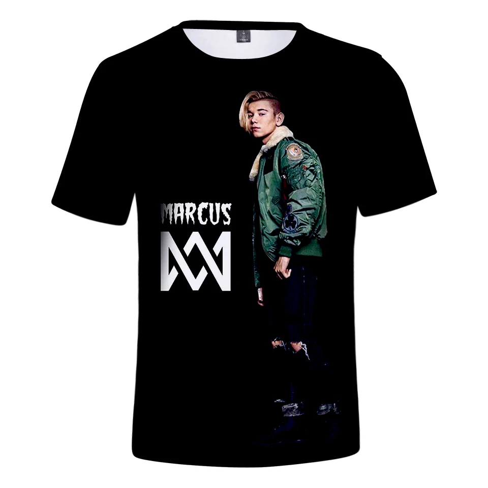Маркус и Мартинус 3D печатные модные футболки для женщин/мужчин летние с коротким