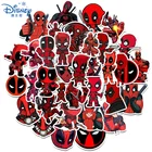 1035 шт., классная наклейки Deadpool, забавная гитара Disney Marvel, чемодан, скейтборд, ноутбук, водонепроницаемый стикер с граффити, детская игрушка, подарок