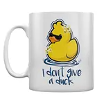 Забавная кофейная кружка Я не даю утку, кружка 320 мл, керамические чашки для молока, кружка с оборками, подарочные кружки