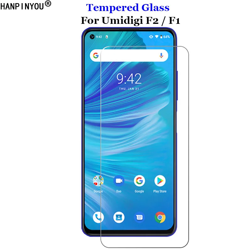 Для Umidigi F2 6 53 &quotзакаленное стекло 9H 2.5D Премиум Защитная пленка для экрана F1 / Play