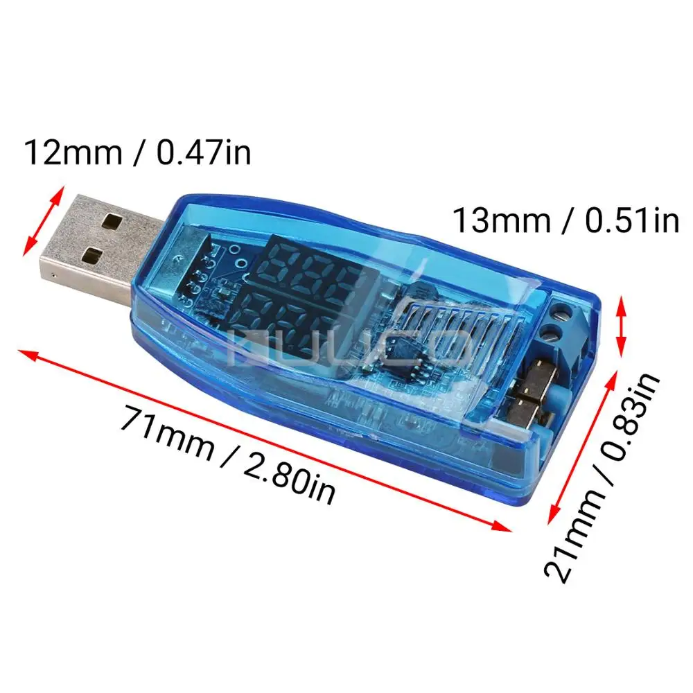 Регулируемый USB Повышающий Модуль питания постоянного тока от 3 5 В 12 в до 1 0 24 Вт