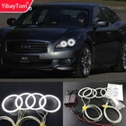 YibayTom белый 6000K CCFL головсветильник свет гало ангельские глазки комплект ангельские глазсветильник для nissan Infiniti M series Q70 2011-2014