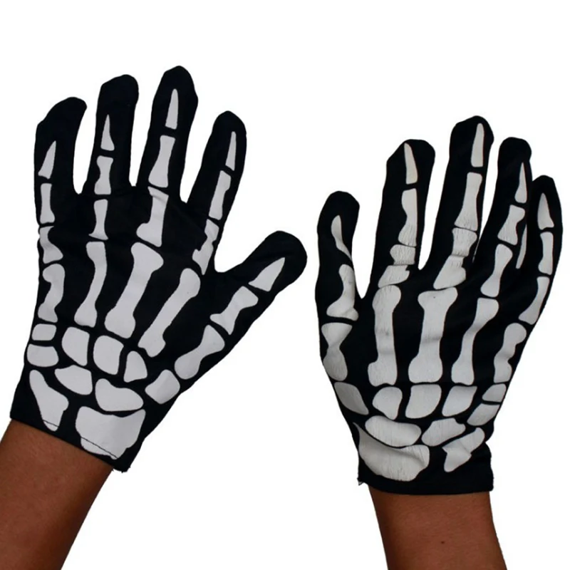 Крутые перчатки для Хэллоуина женские и мужские полные варежки с когтями в виде
