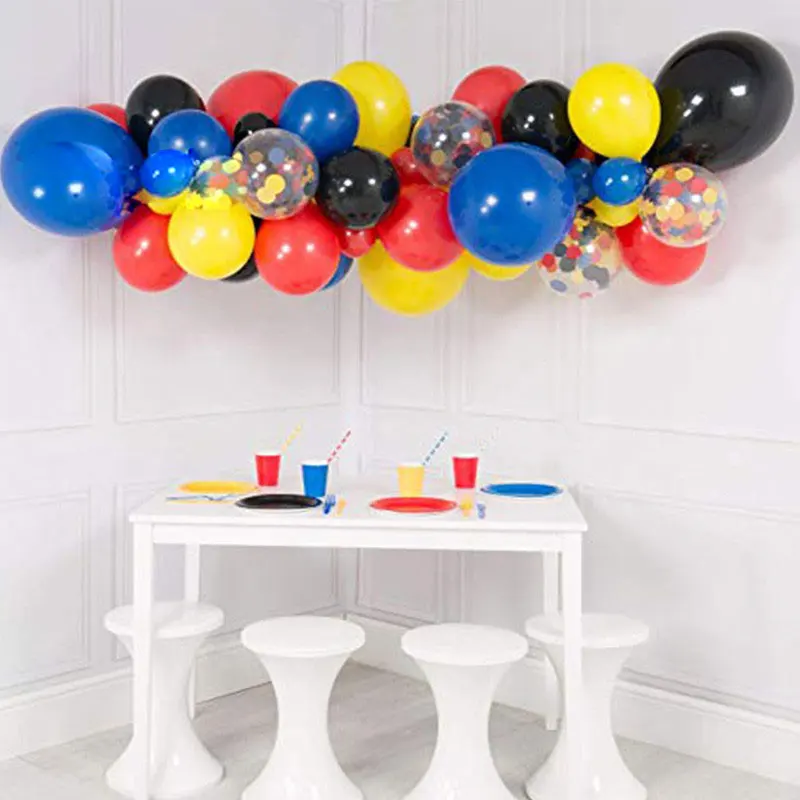 37 шт./компл. черная металлическая Золотая фотогирлянда арка для дней рождения