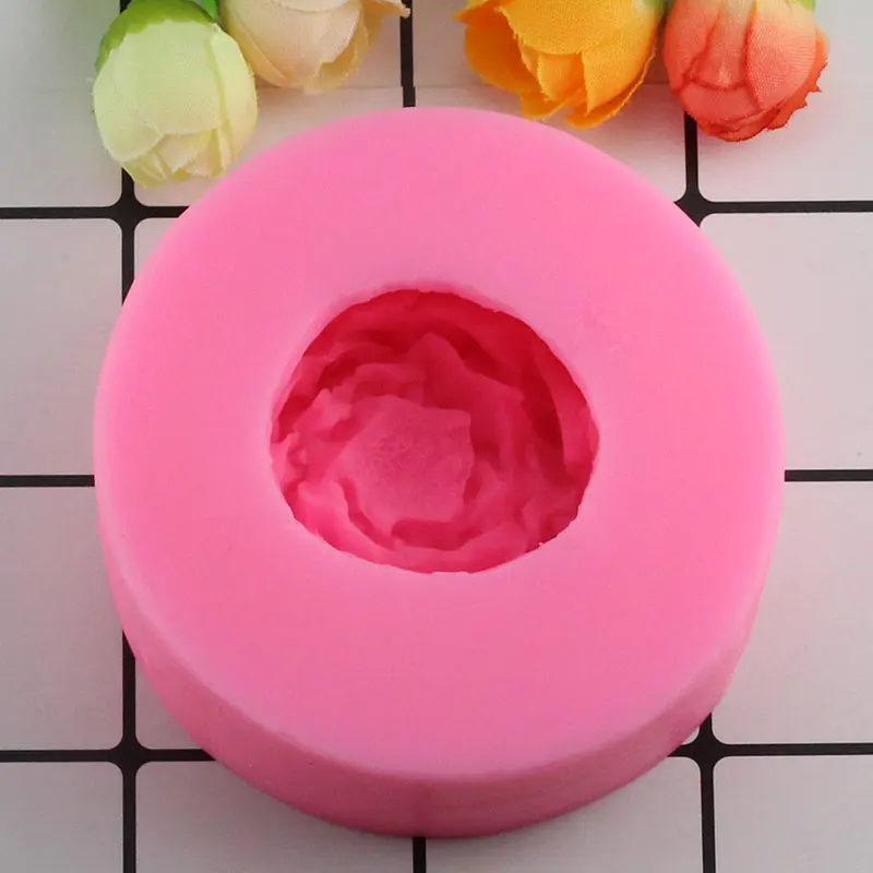 

3D Peony Shape Silicone Fondant Molds Flowers Handmade Soap Candle Clay Mold Cake Baking Wedding Decorating Tools