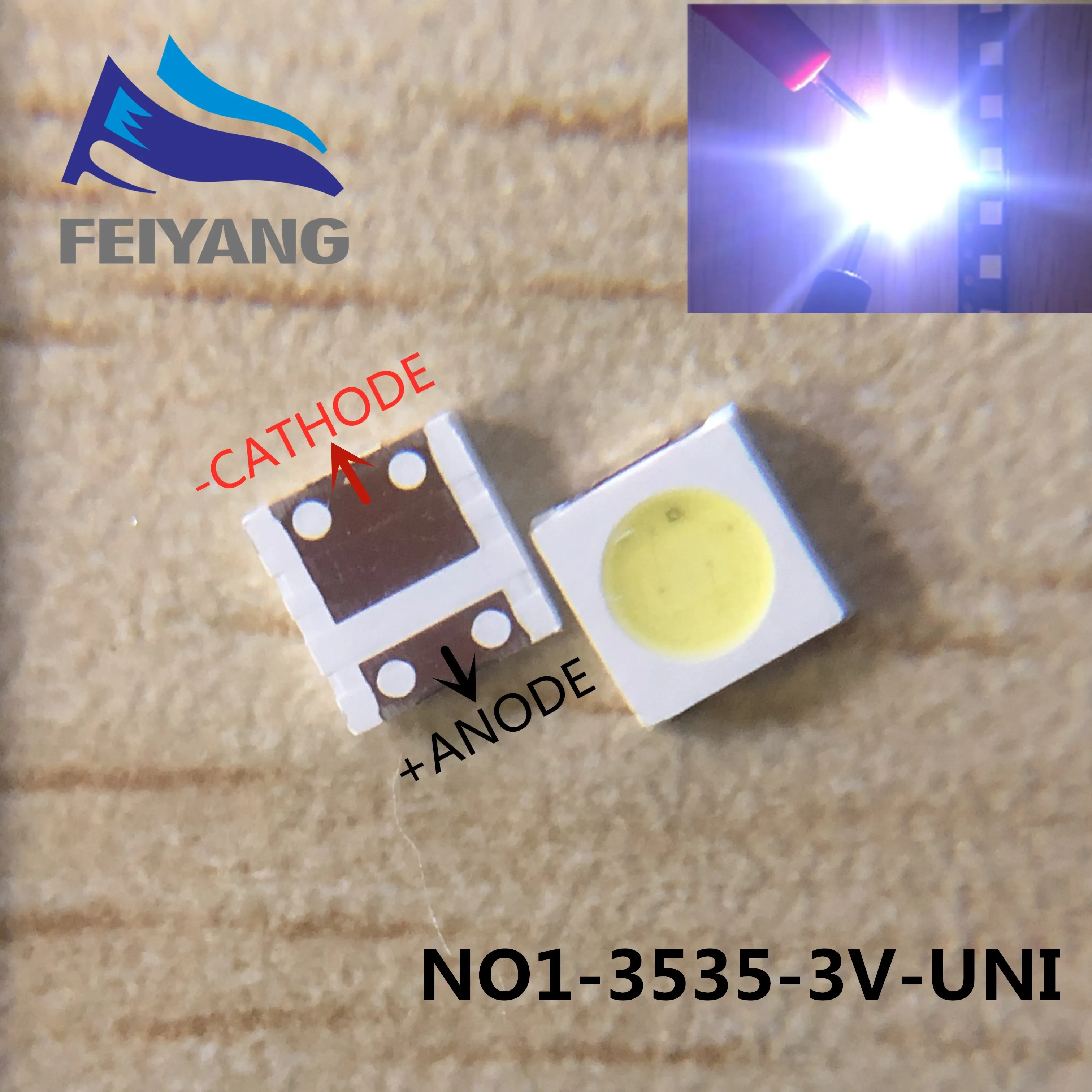 В переменного тока 50-100 шт. 2W 6V 3В 1 Вт 3535 SMD светодиодный заменить LG Innotek ЖК-дисплей