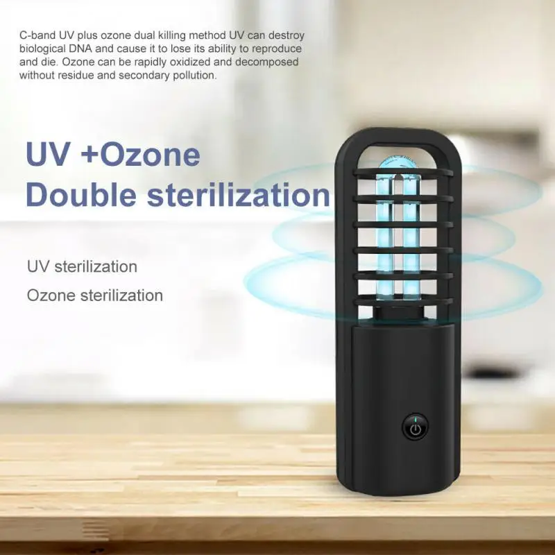 USB портативный УФ-стерилизатор светильник UVC Озон бактерицидная лампа домашняя