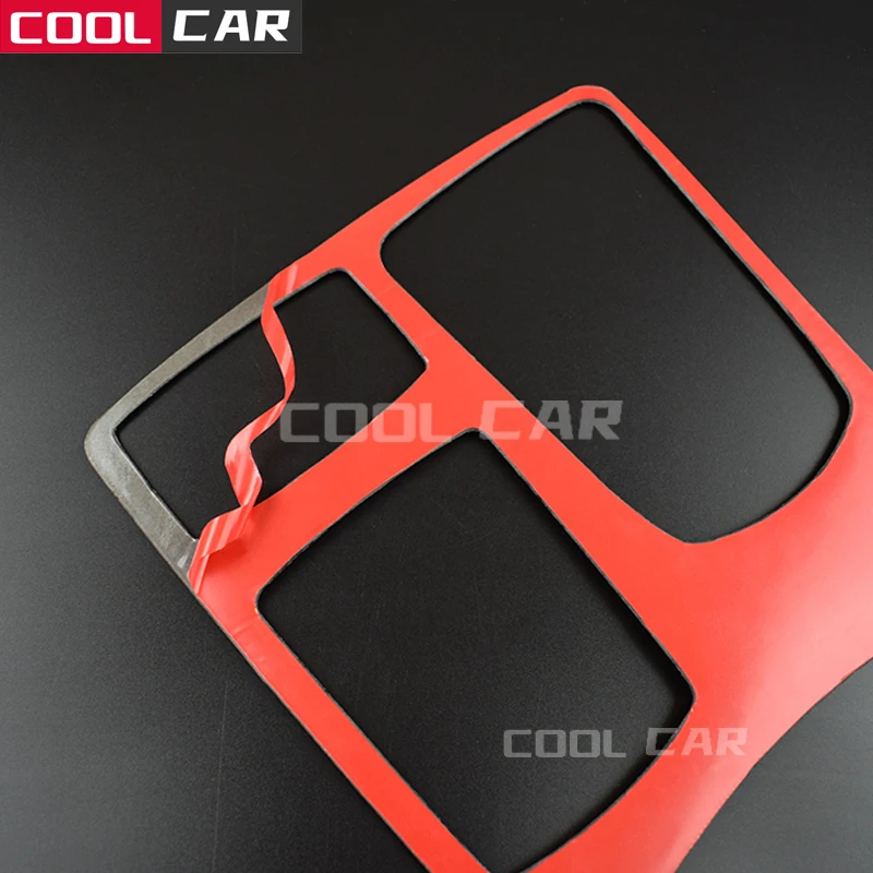 

for Mercedes Benz GLE GLS M Class Accessories Carbon Fiber Sticker Interior Trim Car Armrest Multimedia Control Panel