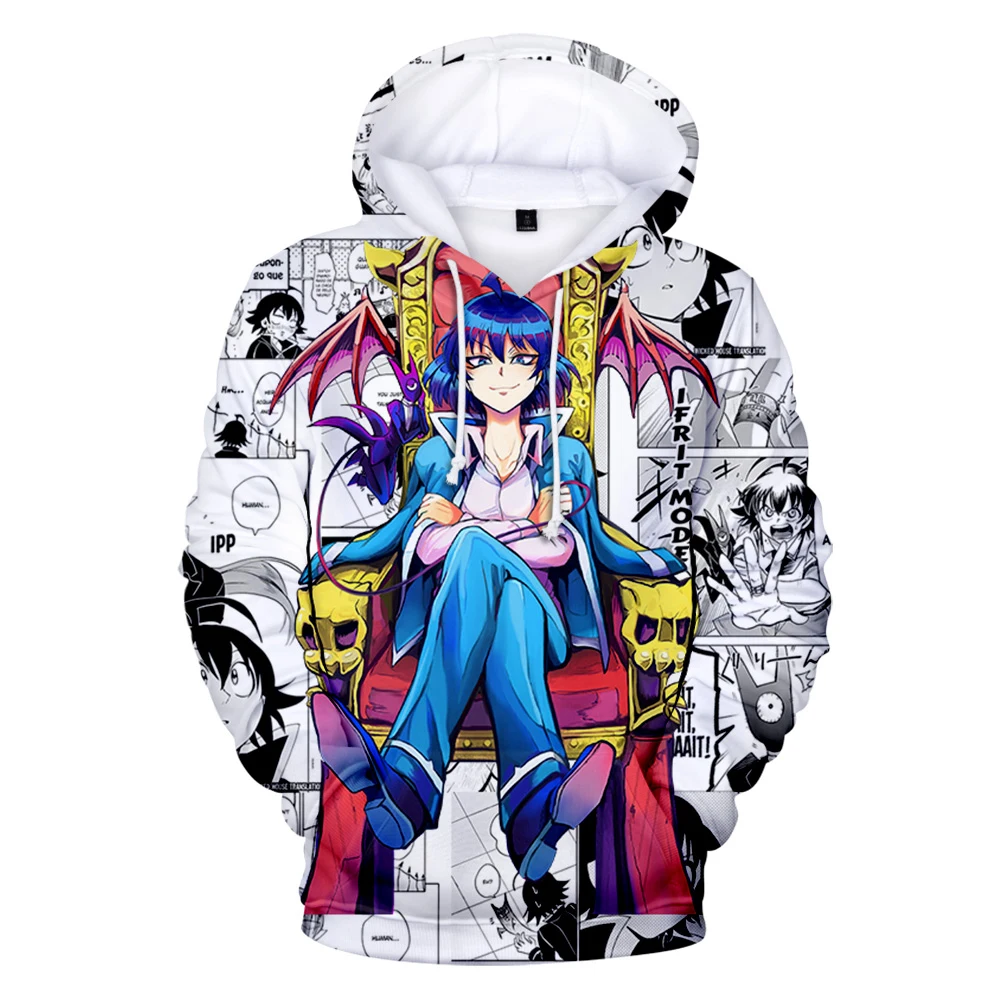 

Майримашита! Аниме 3D толстовки Iruma-kun, женская/Мужская модная Толстовка с длинным рукавом и капюшоном, горячая Распродажа, Повседневная Улич...