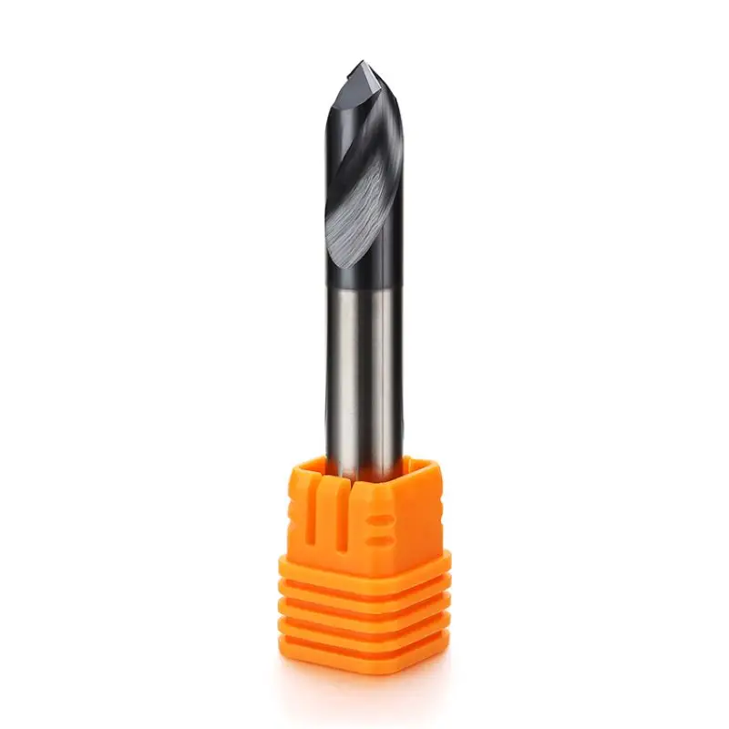 

NC Spotting Drills Tungsten Carbide Steel Spot Drill Bits Point Angle 60 90 120 Degree Machining Hole Drill Chamfering Tools