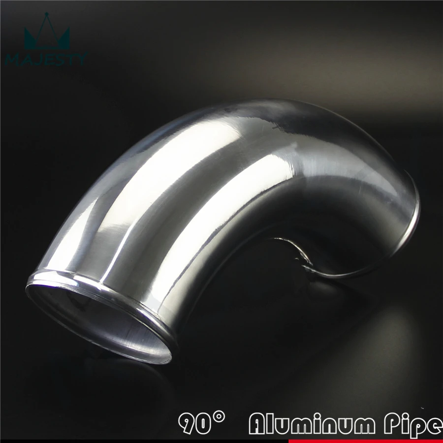 

89mm 3.5" 3-1/2 inch 90 Degree Aluminum Turbo Intercooler Pipe Piping Tubing Elbow
