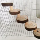 Модная новая деревянная лестница для хомяка, игрушка для скалолазания по лестнице, вешалка для спортивной одежды, поддержка, зубная подставка, молярная игрушка, клетка, аксессуары.