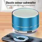 Беспроводная мини-колонка с Bluetooth, металлическая Водонепроницаемая колонка с басами, IP67, портативная, для путешествий