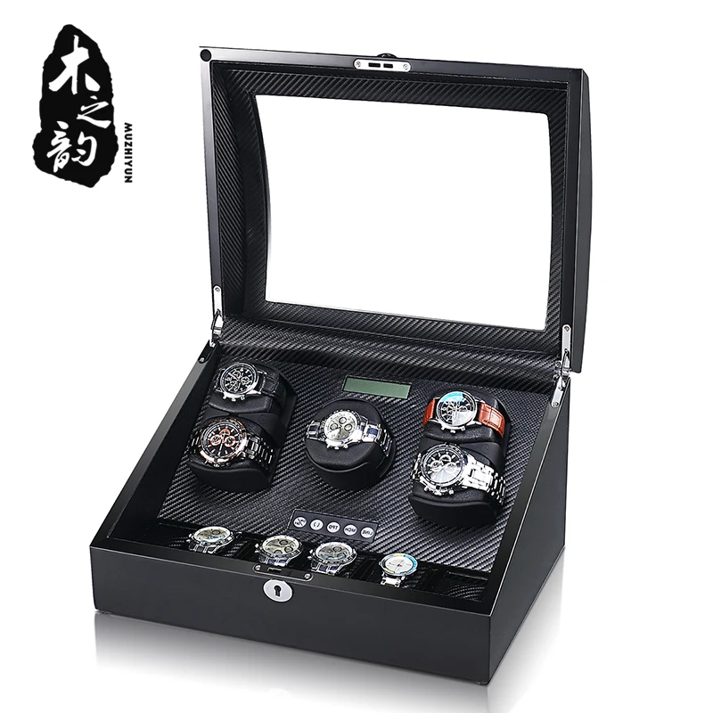 Коробка для намотки часов коробка хранения шейкер дисплей автоматический