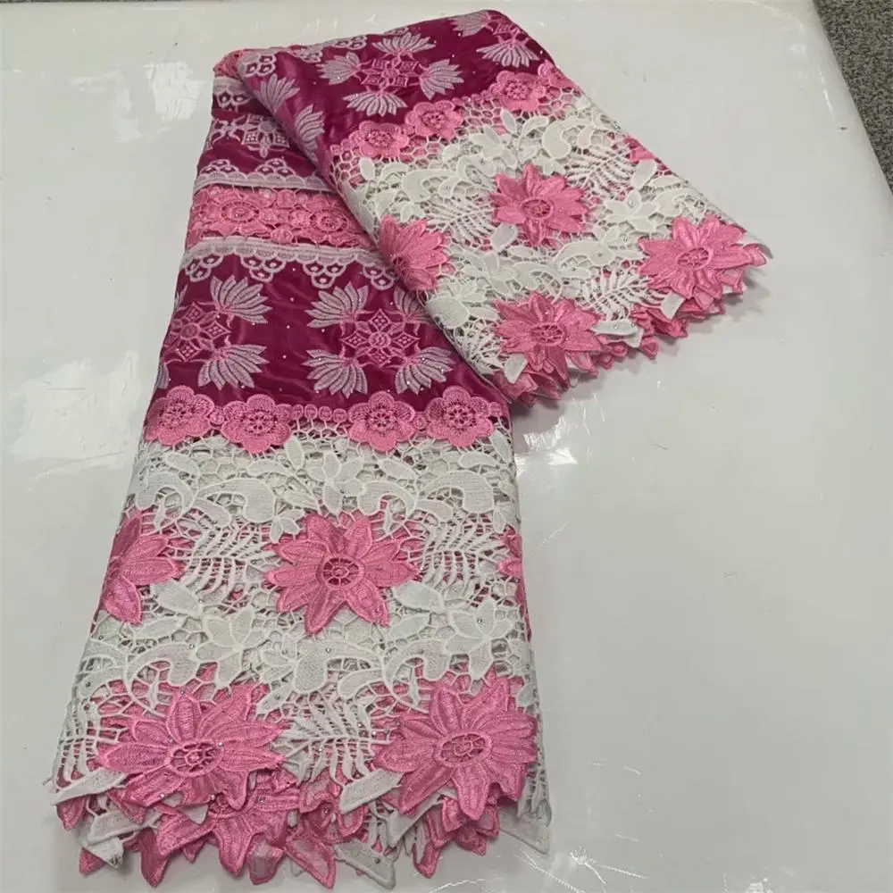 African Lace Fabric Black Color Guipure Tulle 2020 High Quality Nigerian Cord For Wedding Dresses | Дом и сад