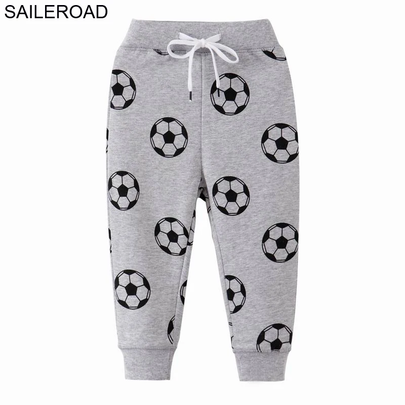 SAILEROAD Футбол Печати Мальчики Повседневные Брюки Новая Коллекция Весна