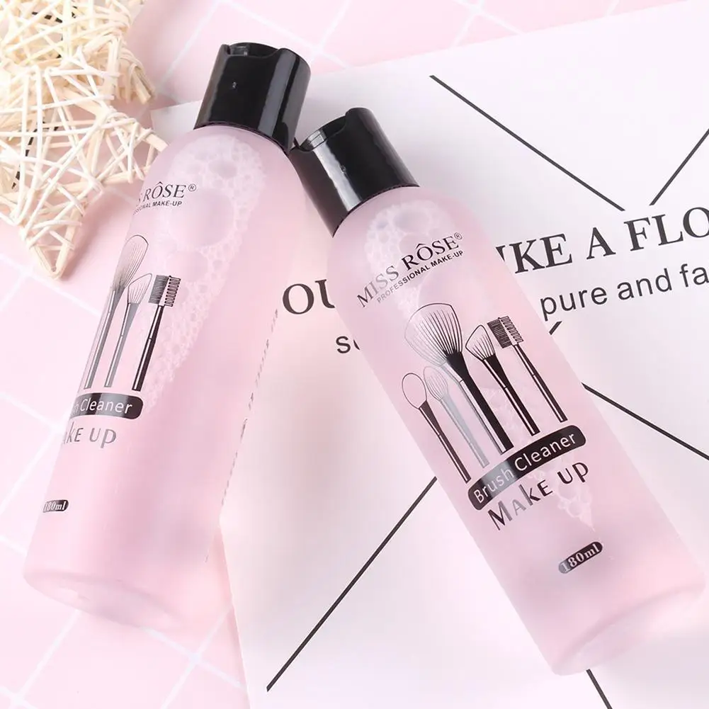 

Makeup Brush Liquid Cleaner Quickly Cleaning Blush, Puff Remover Professional Cleaner 180ml Tool X8C4