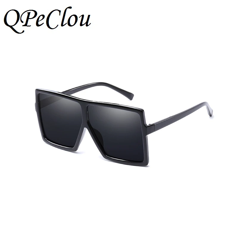 Очки солнцезащитные мужские/женские большие квадратные модные зеркальные