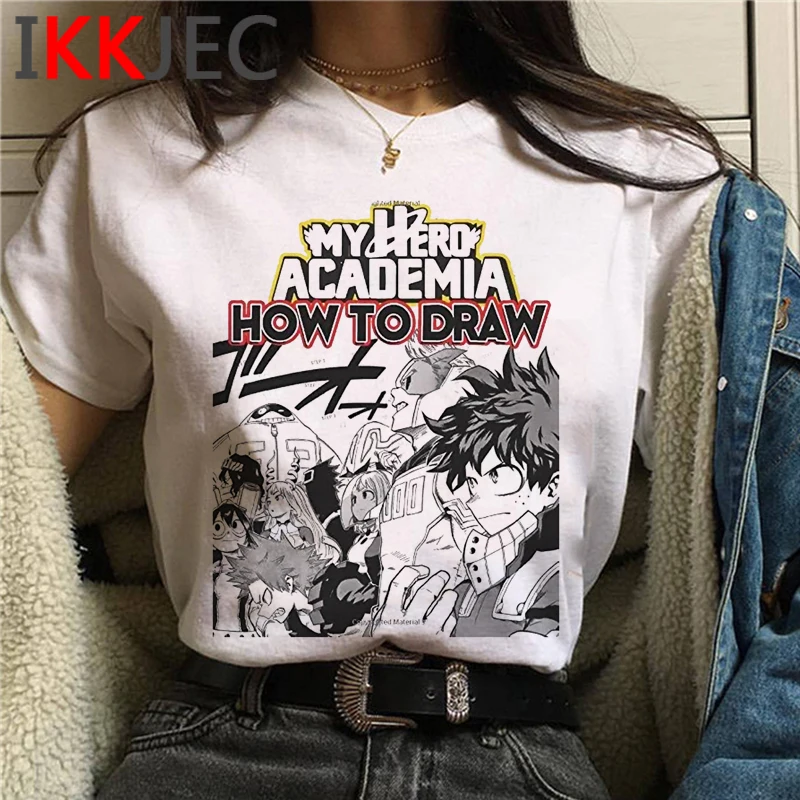 

Футболка с надписью «Моя геройская Академия», bakugou todoroki boku, без hero bnha, Женская эстетика, винтажный летний топ в стиле японской пары, милый в ст...