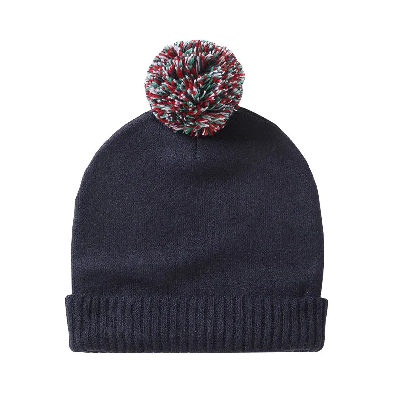 Зимняя теплая детская Шапка-бини с принтом динозавра трикотажная шапка для