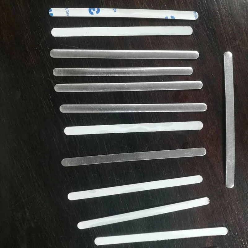 100 шт./лот деформируемая металлическая маска полоски для носа DIY рукоделия маски
