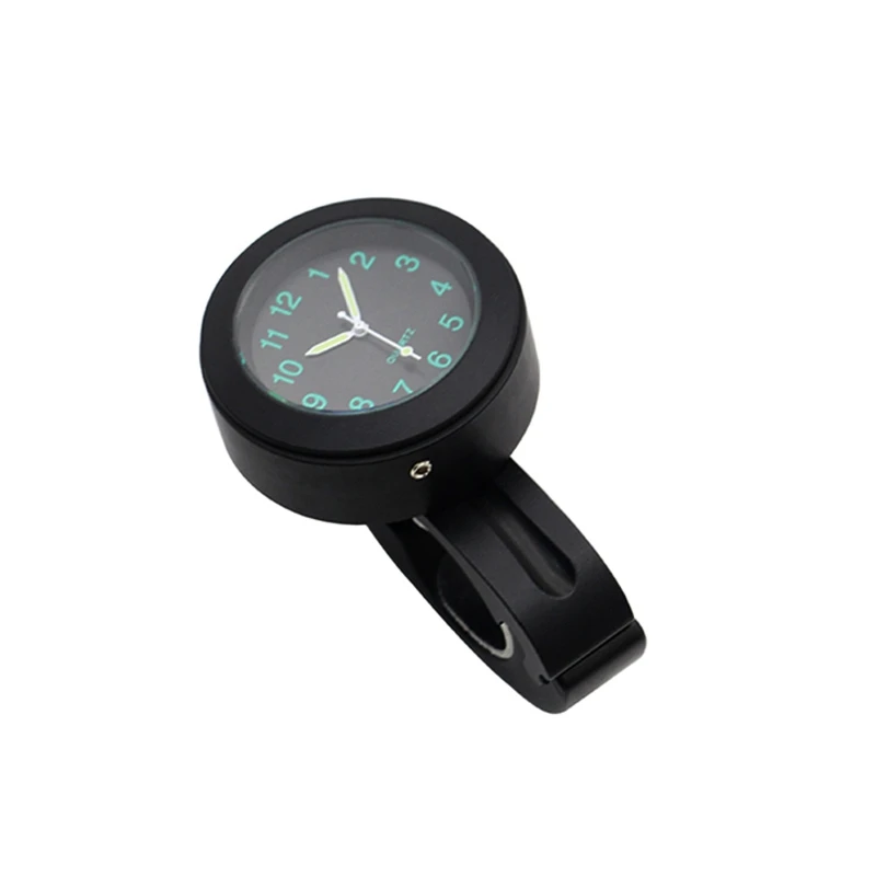 Топ! часы на руль мотоцикла черный циферблат для круизера чоппера Honda
