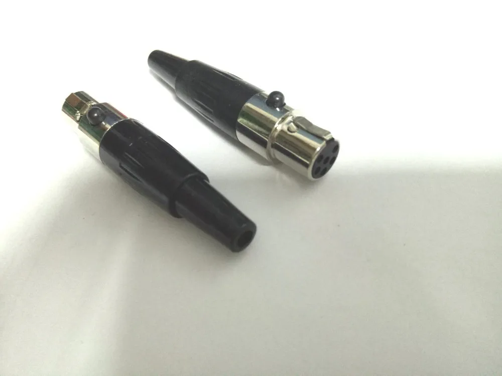 

10pcs Mini 6PIN MINI XLR IN-LINE Female Jack adapter New