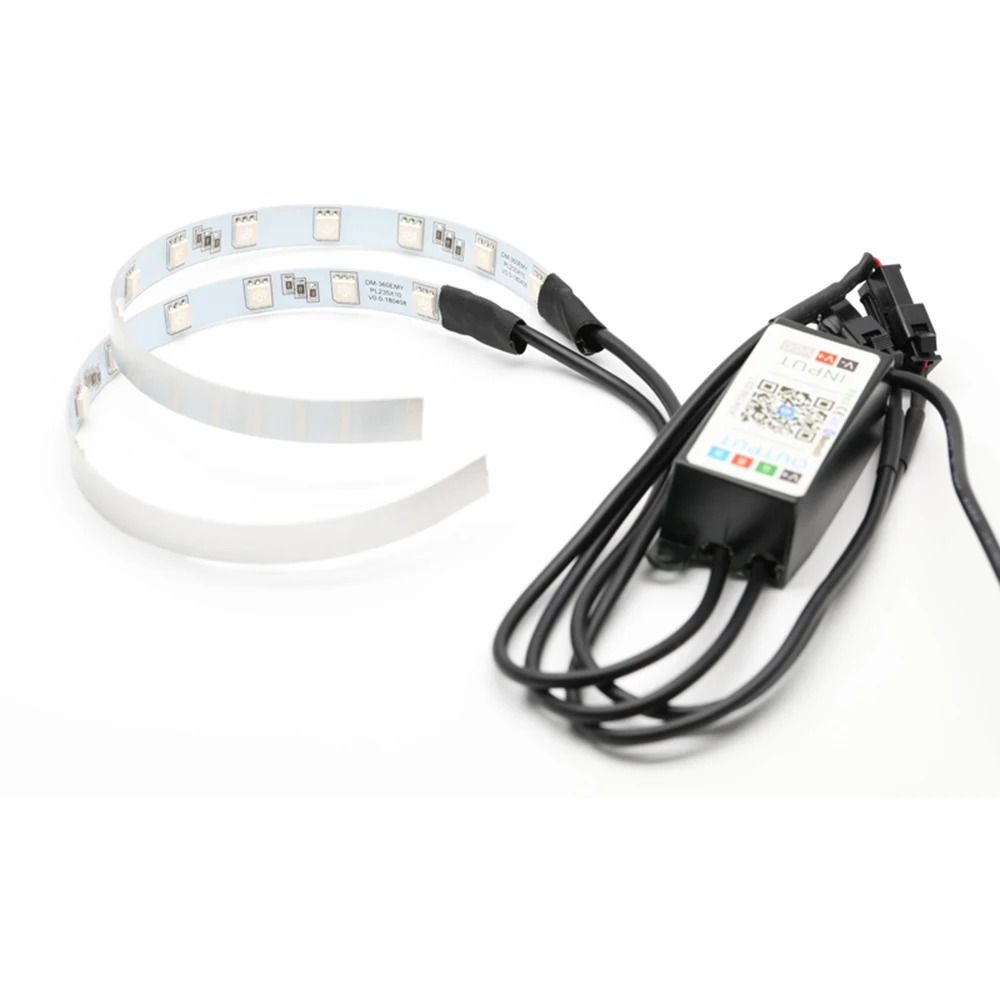 2 в 1 Автомобильные светодиодные RGB-лампы для дневных ходовых огней | Автомобили и