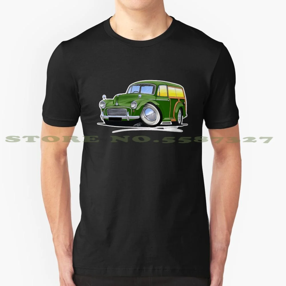 

Morris Minor Traveller Green Cool Design Trendy T-Shirt Tee Morris Minor Green Traveller Countryman Woody Woodie Classic Car