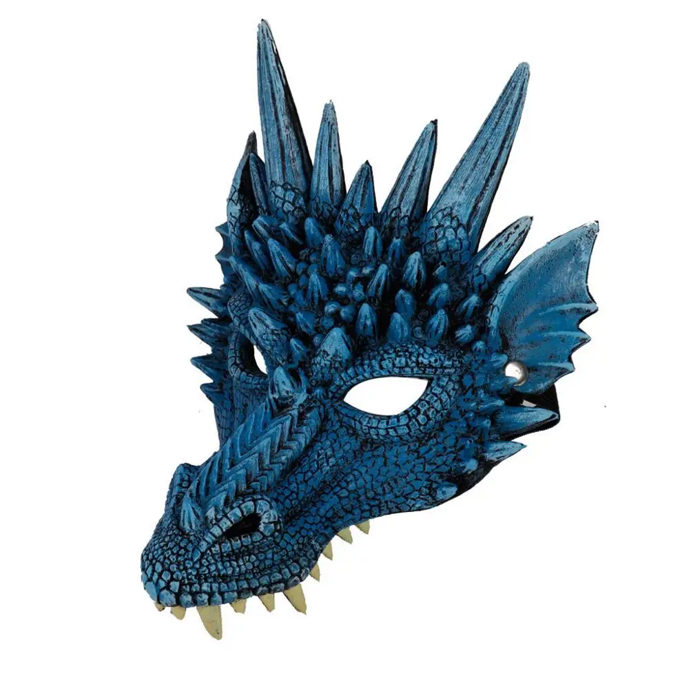 halloween mask Хэллоуин животное маска дракона модный маскарадный костюм для взрослой вечеринки Половина маска маскарадный маска Бэтмен маскарадный@ 25 - Цвет: halloween mask