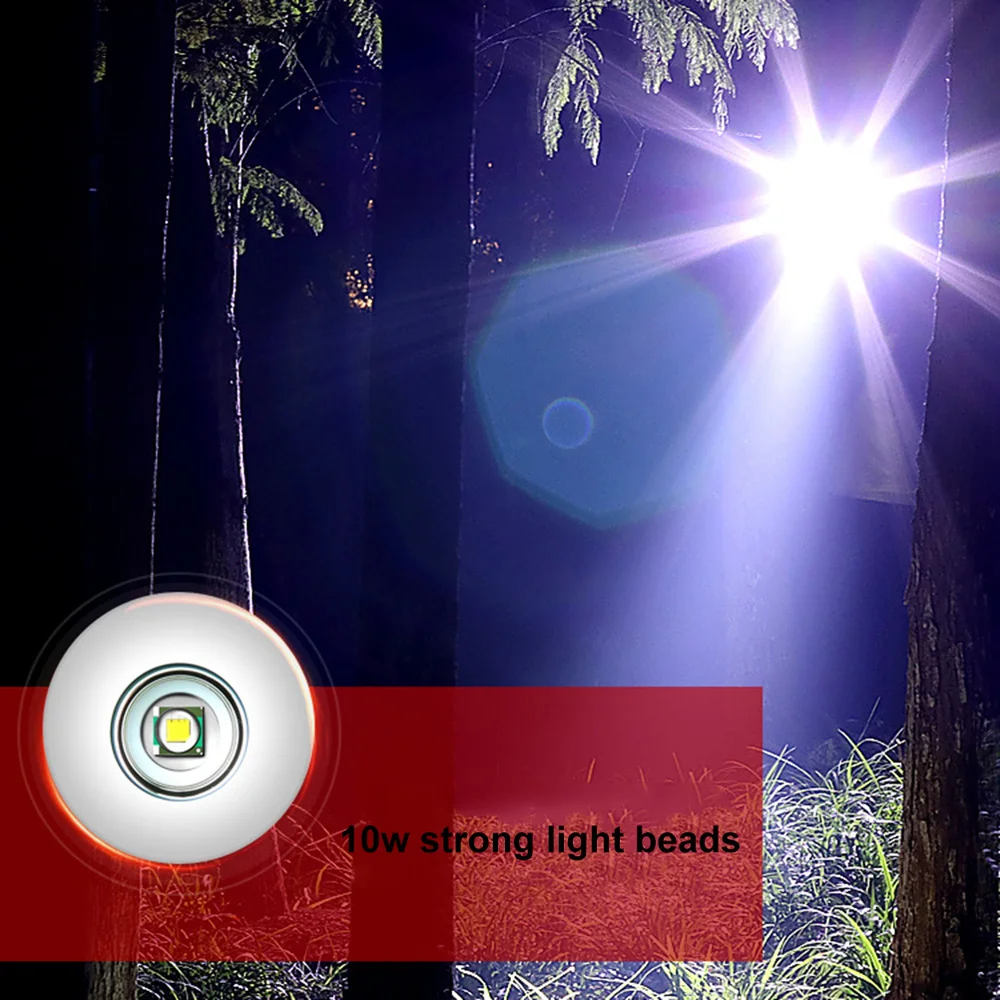 

LED Lithium Battery Powerful Solar Flashlight USB Charging Broken Window Hammer Aluminum Alloy Multi Functional Flashlight