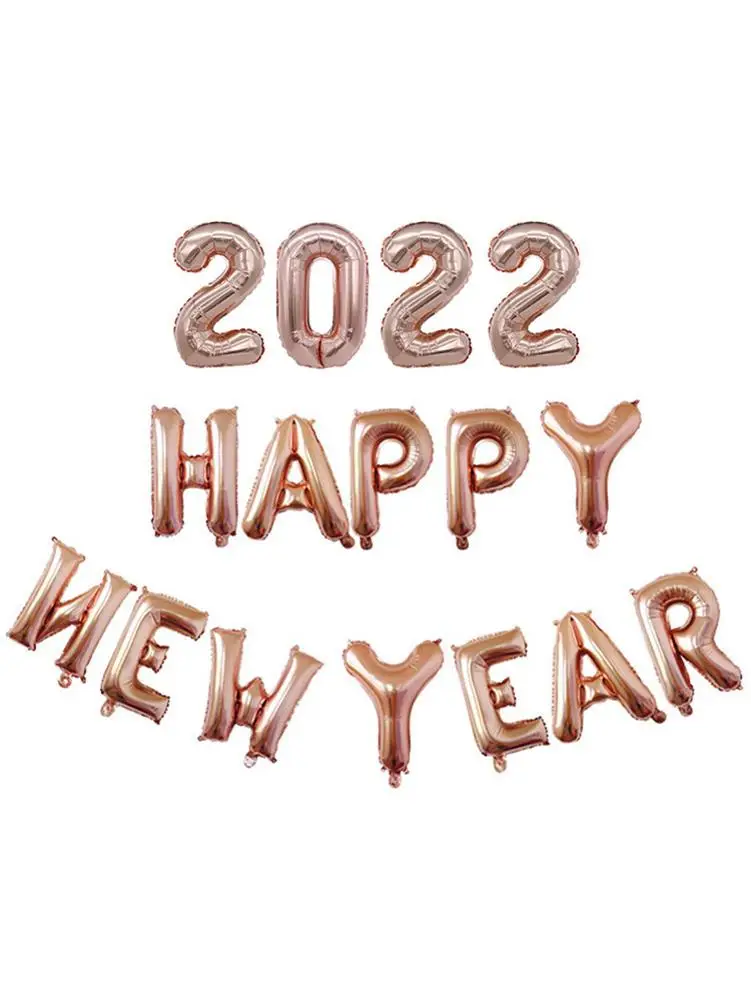 

Happy New Year Balloons Durable Reusable And Easy To Be Inflated 2022 Balloons For New Years Eve Parties Happy New Year Decor