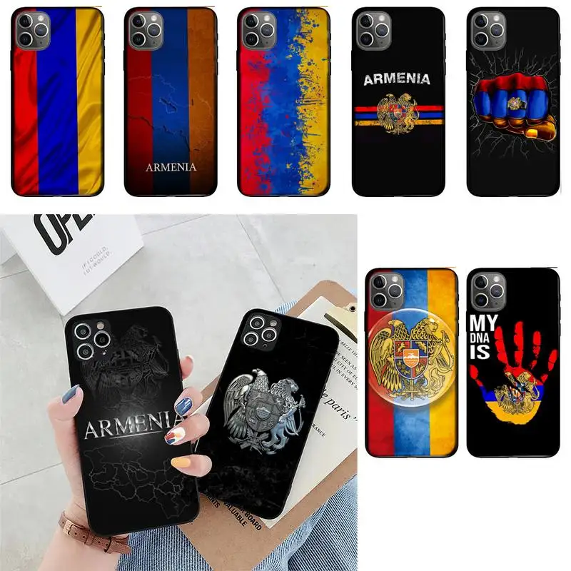 Чехол для телефона с арменским флагом iPhone 12 Mini 11 Pro XS Max X XR 7 8 Plus | Мобильные