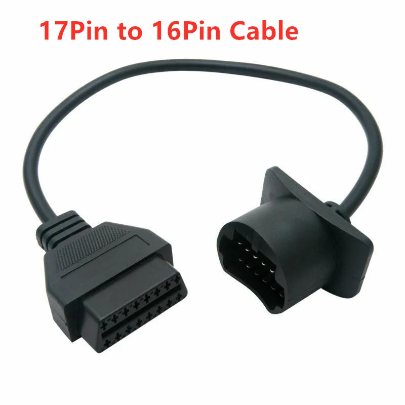 Для Mazda 17Pin до 16Pin OBD2 OBD II кабель соединитель для MAZDA адаптер конвертер 17 Pin штекер 16